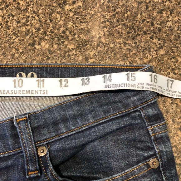 J Crew Toothpick Blue Jeans Skinny Ankle Pants Size 29 - Picture 7 of 7